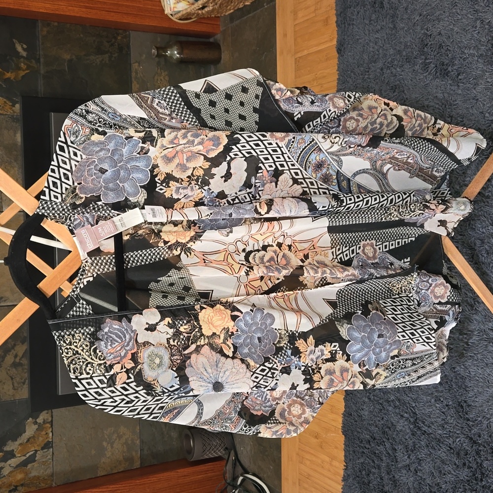 Chico's Asian Wonder Ruana - S/M